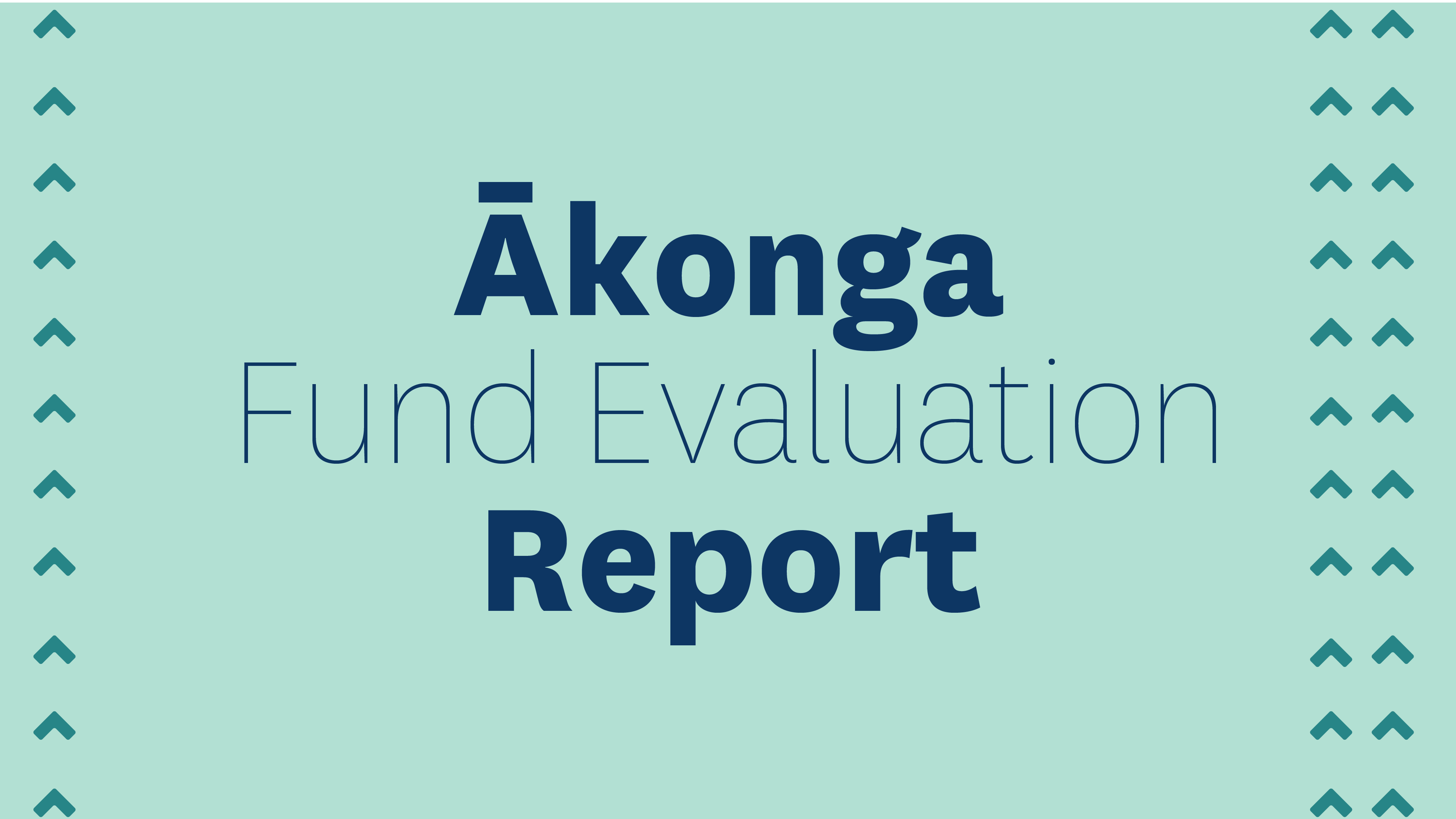 Akonga Fund Evaluation Report