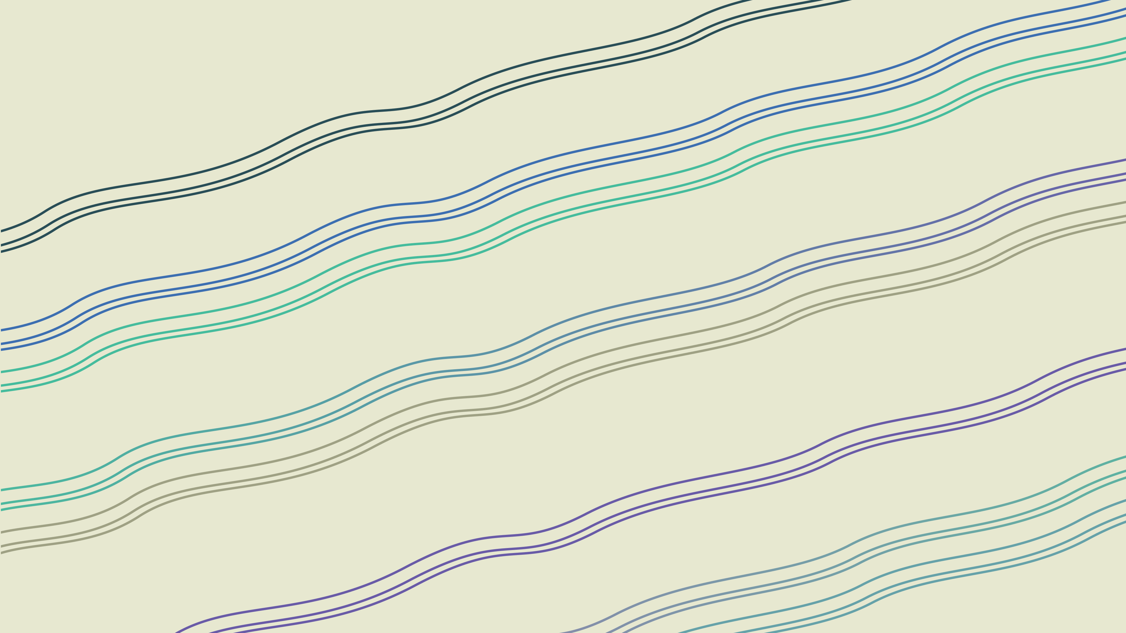 hand drawn wave multi-colour background pattern